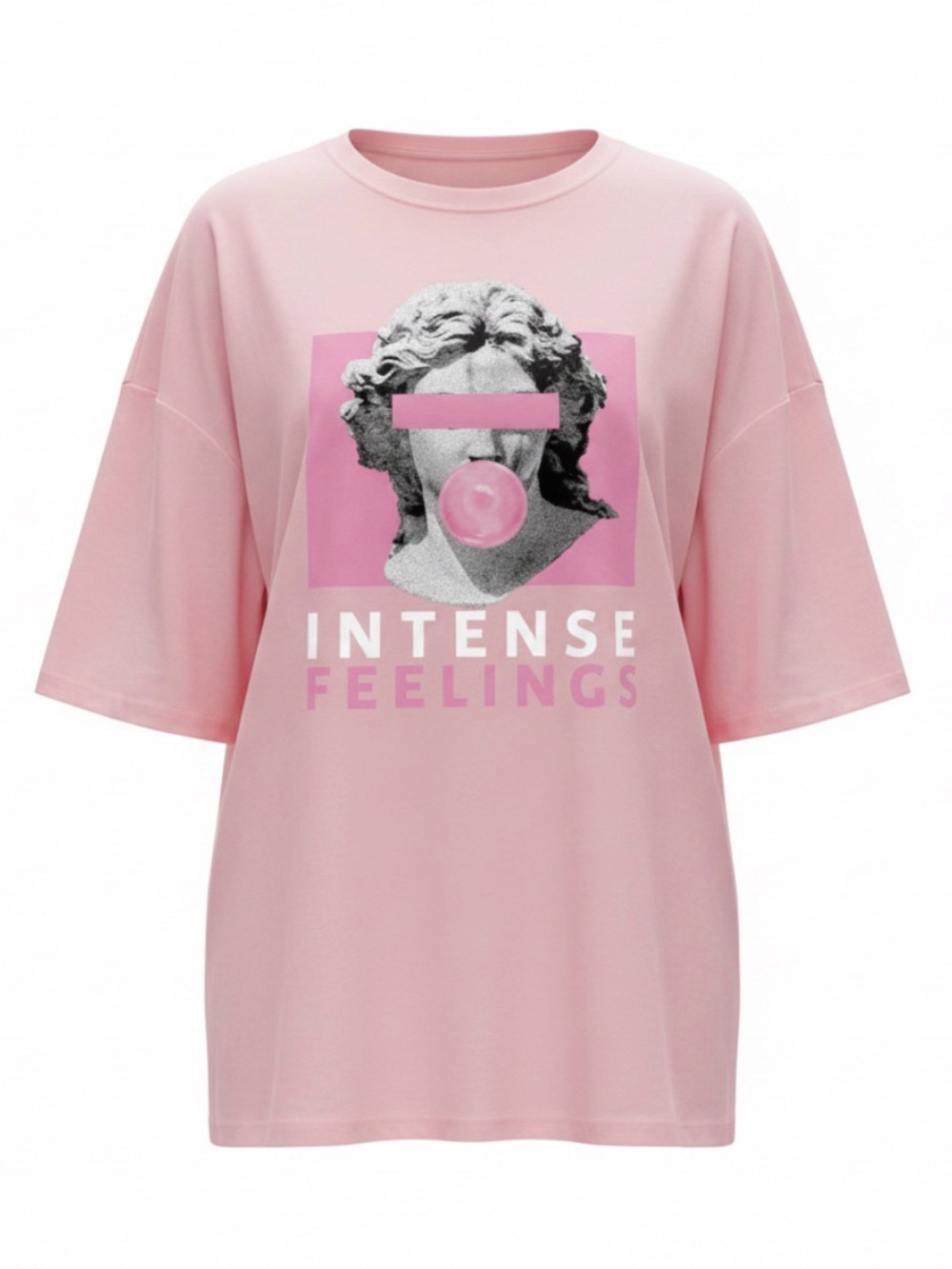Oversized Graphic T-shirt in Pink NWOT